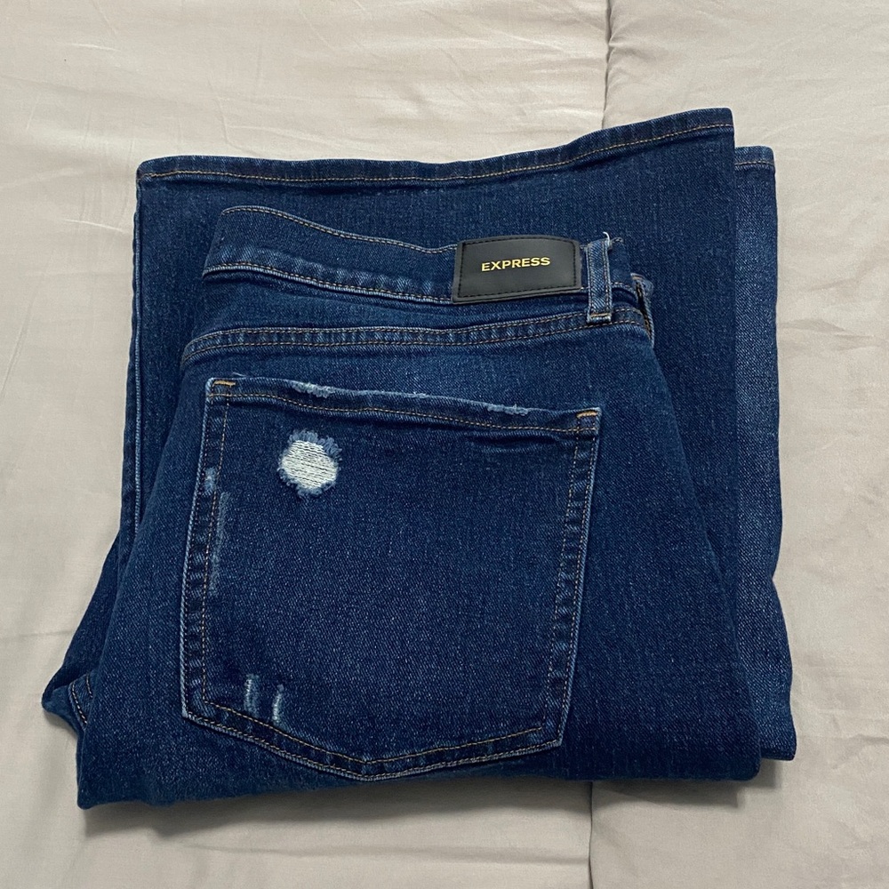 Express 70’s Flare Indigo Denim Jeans -12L